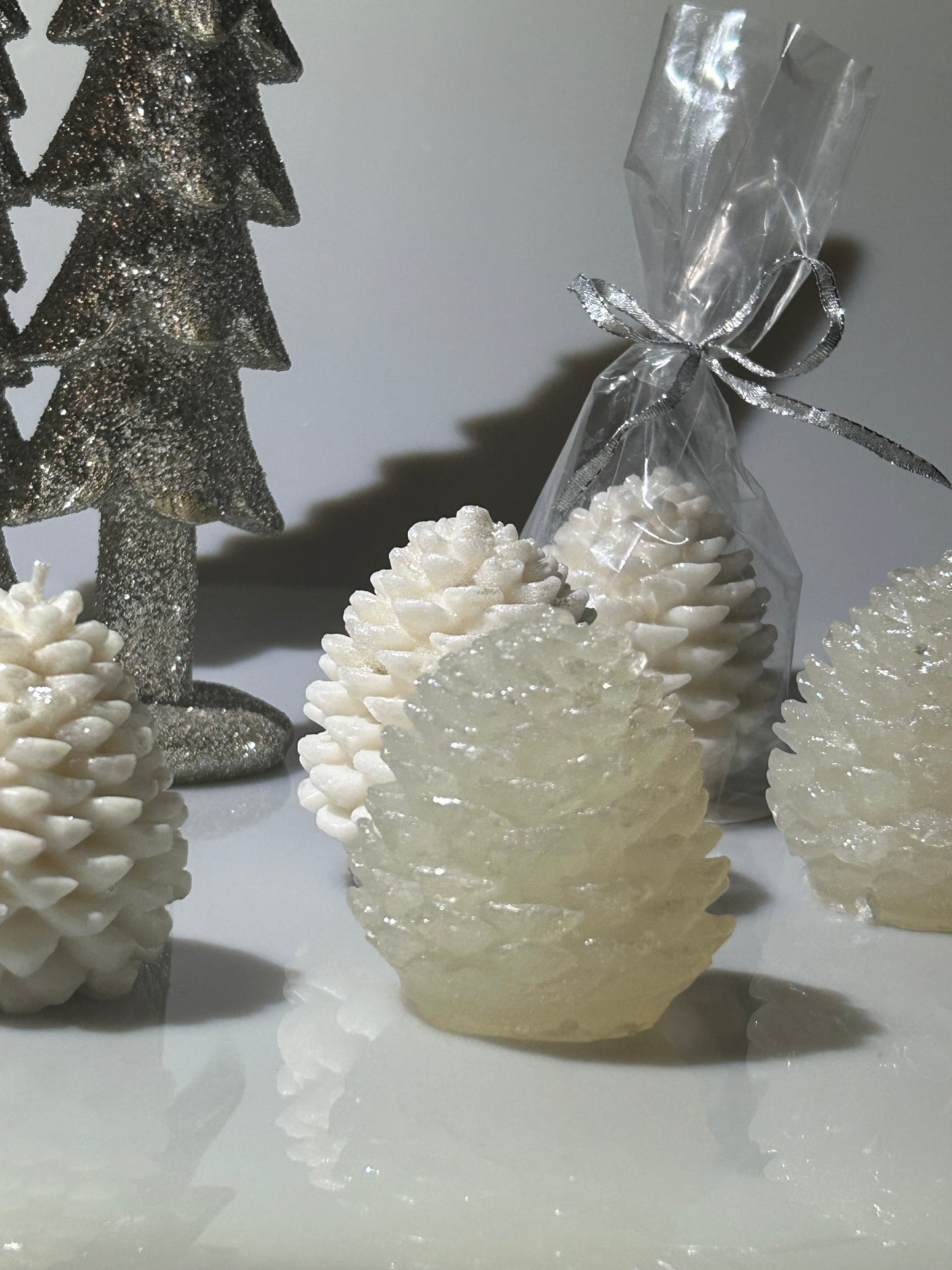 Pine cone glycerin soap, Christmas gift soap, holiday gift soap, hostess gift, rustic wedding favor