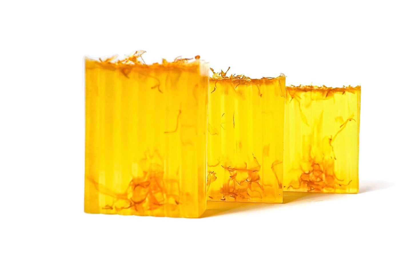 Skin Soothing glycerin soap with Carrot and Cucumber oils and aloe vera