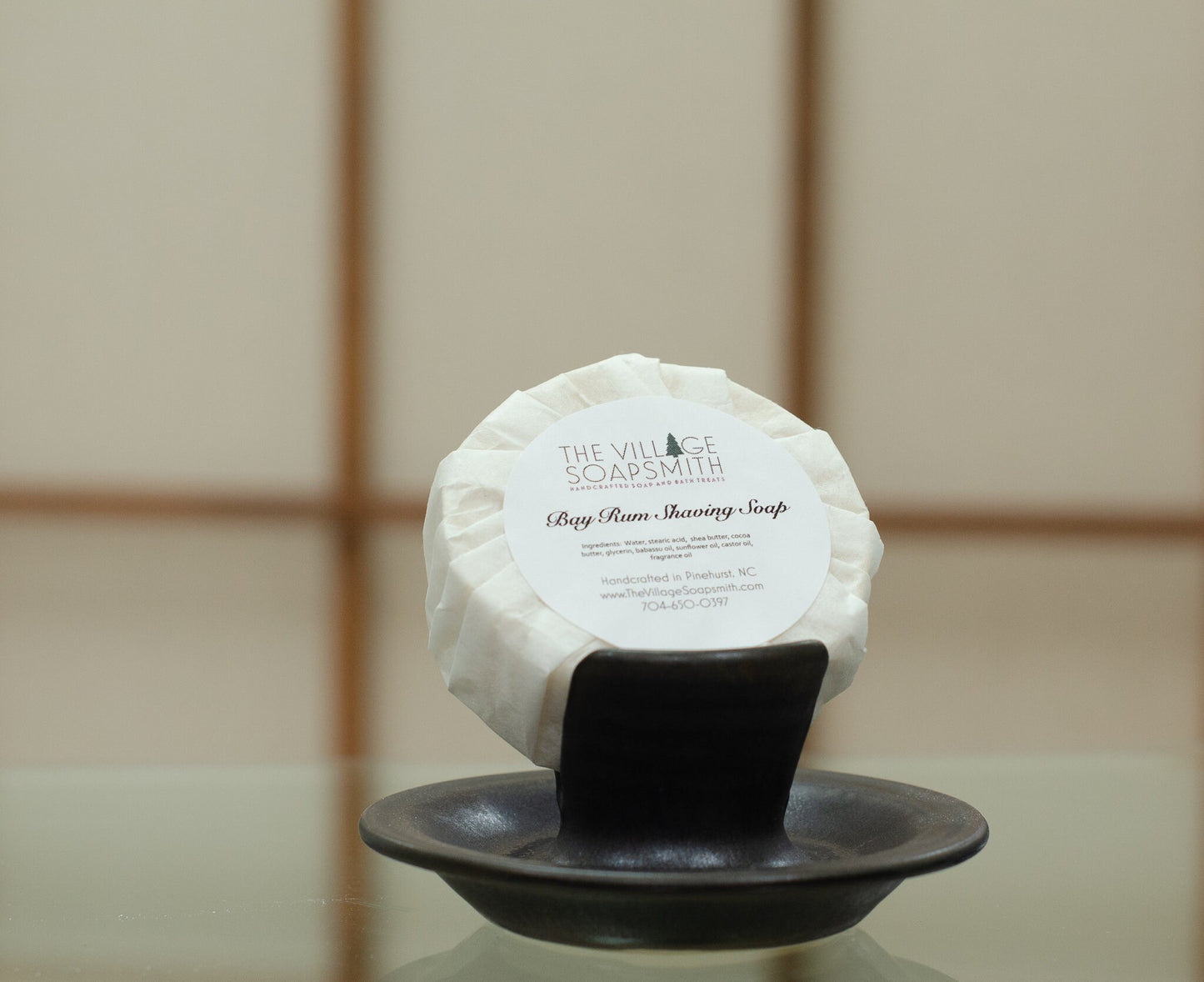 Bay Rum Old Fashioned Shaving Soap (all natural) - Natural Soap - Gift for Him - Wet Shaving - Shave Soap