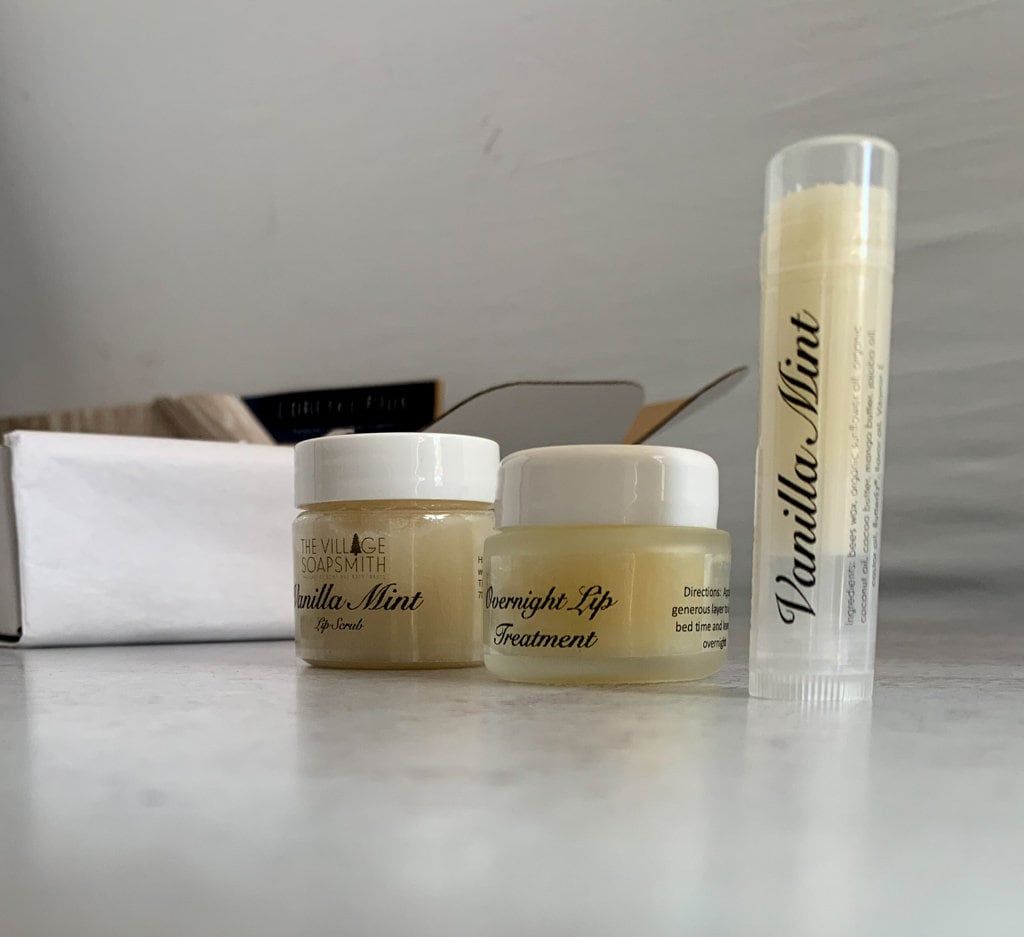 Lip Care Gift Set with Lip Balm, Lip Scrub and Overnight Lip Treatment