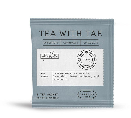 Spa Bliss Tea from Tea with Tae - Add-on item - must purchase with our build a box