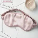 Pink silk sleep eye mask