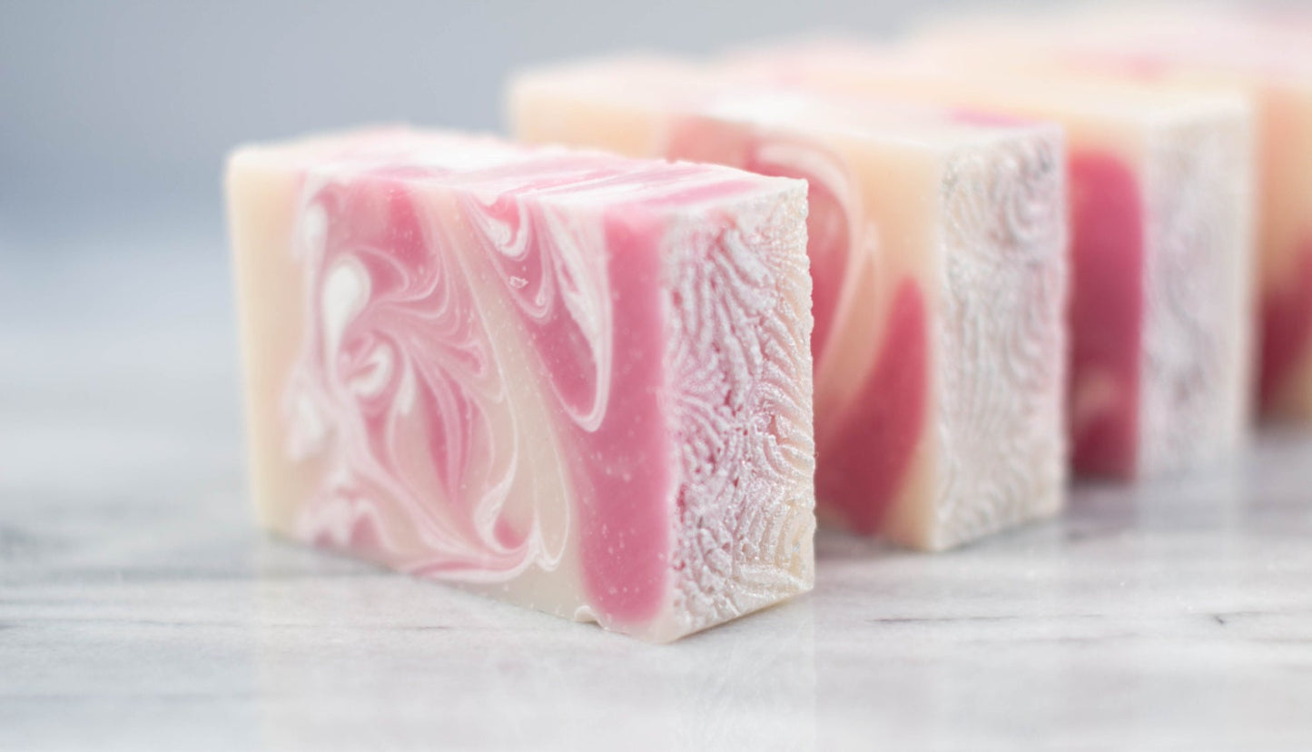 Love Spell (type) soap with shea butter and silk, luxury soap
