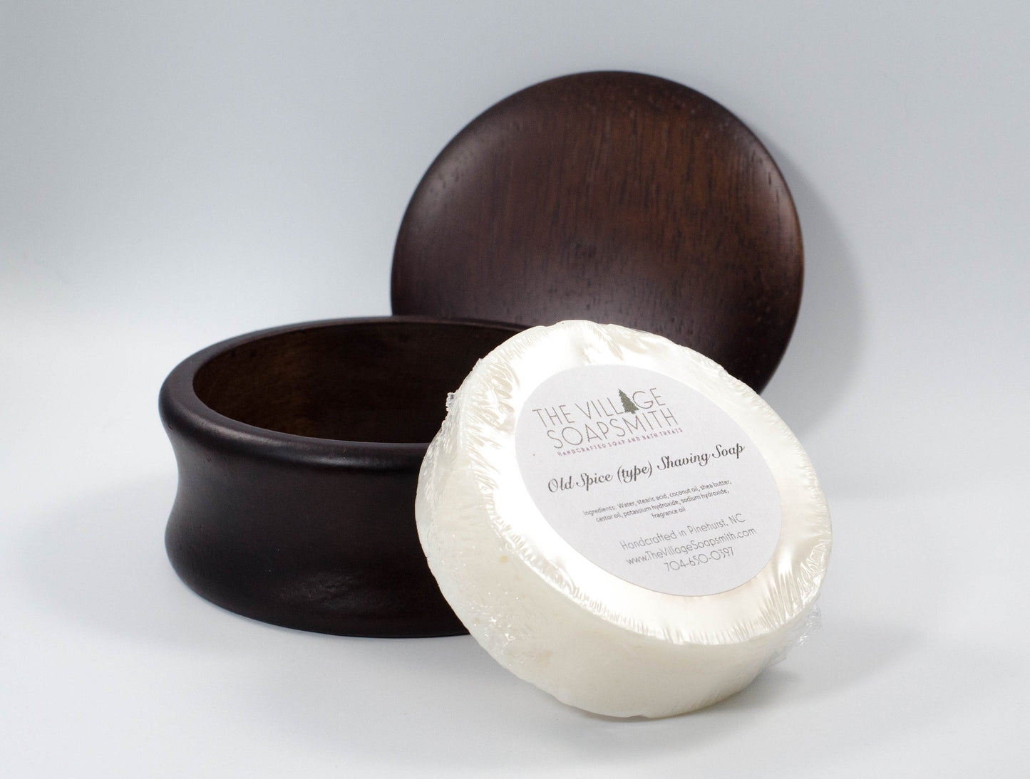 Bay Rum Old Fashioned Shaving Soap (all natural) gift set.  Great Father's Day or Birthday Gift. Men's gift