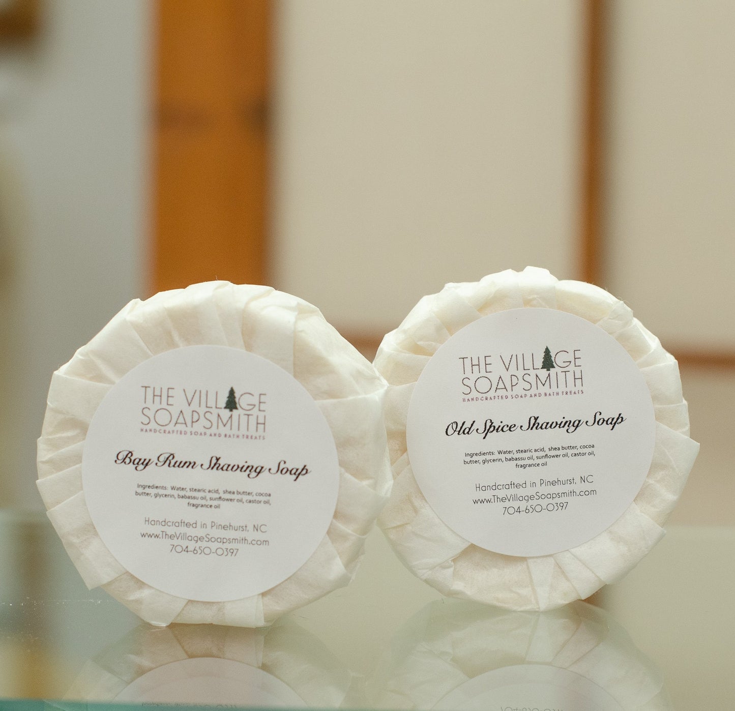 Bay Rum Old Fashioned Shaving Soap (all natural) - Natural Soap - Gift for Him - Wet Shaving - Shave Soap