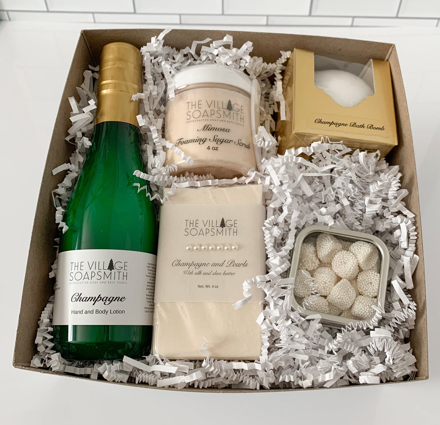 Champagne Spa Gift Box