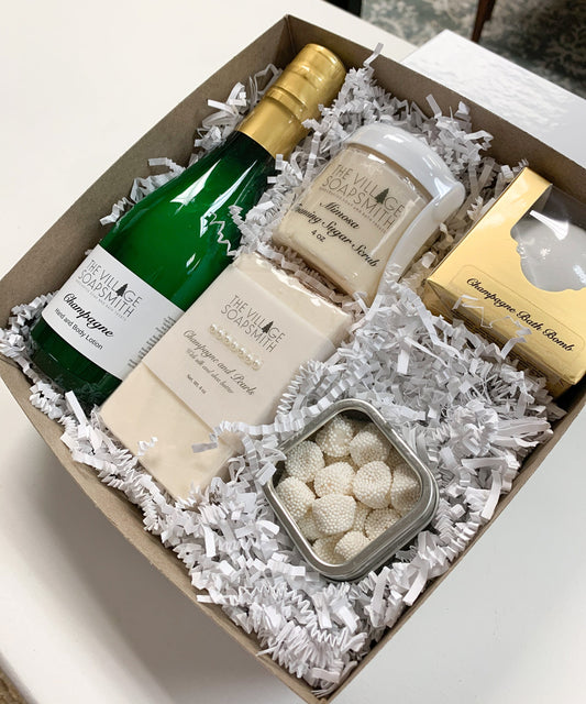 Champagne Spa Gift Box