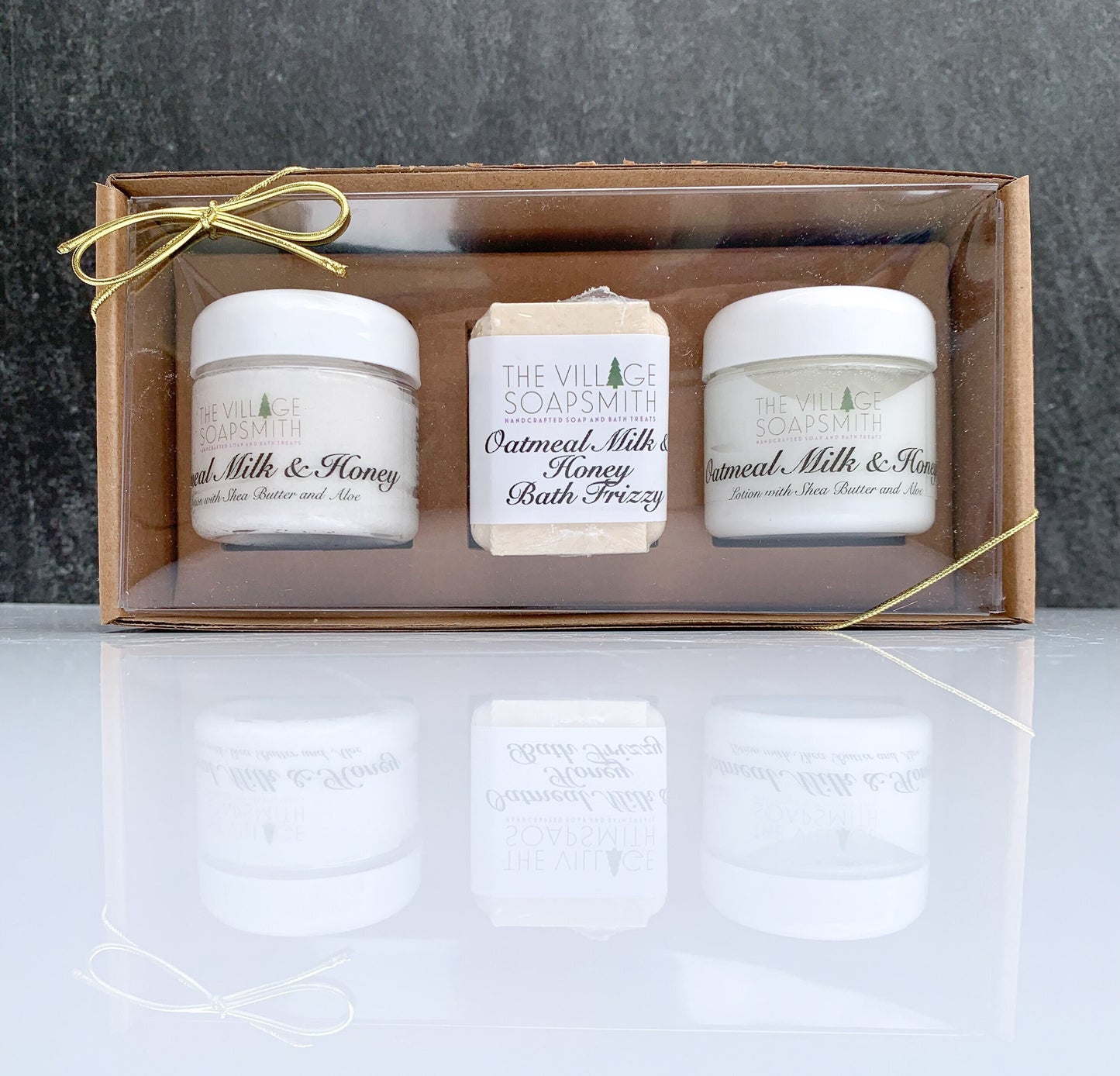 Mini Spa Gift Set featuring Foaming Sugar Scrub, Lotion and Bath Bomb | Christmas Gift | Self Care Gift