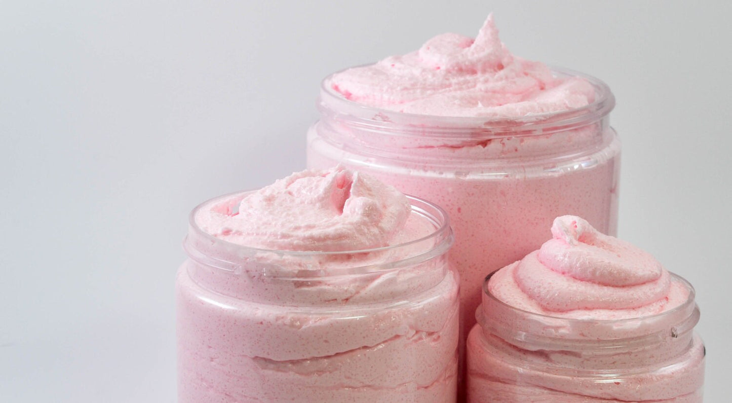 Raspberry Vanilla Foaming Sugar Scrub