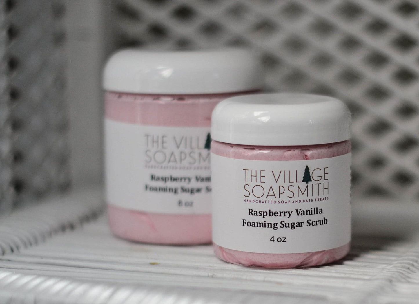 Raspberry Vanilla Foaming Sugar Scrub