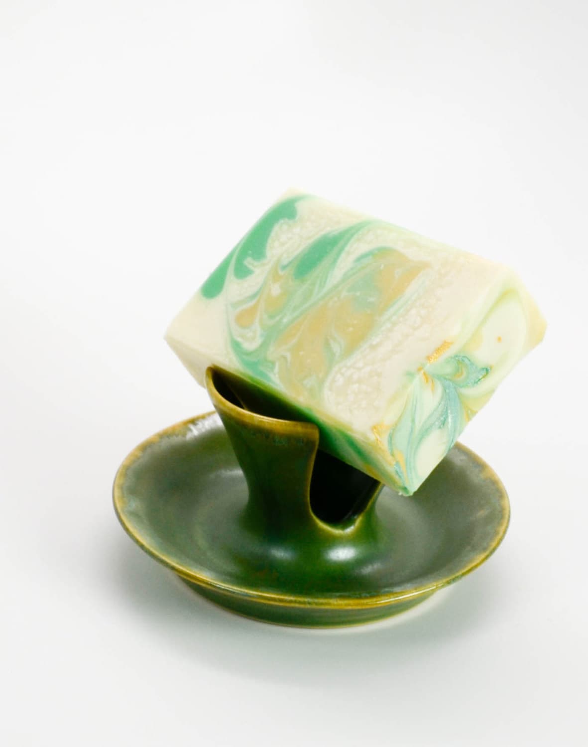 White tea and ginger soap with shea butter