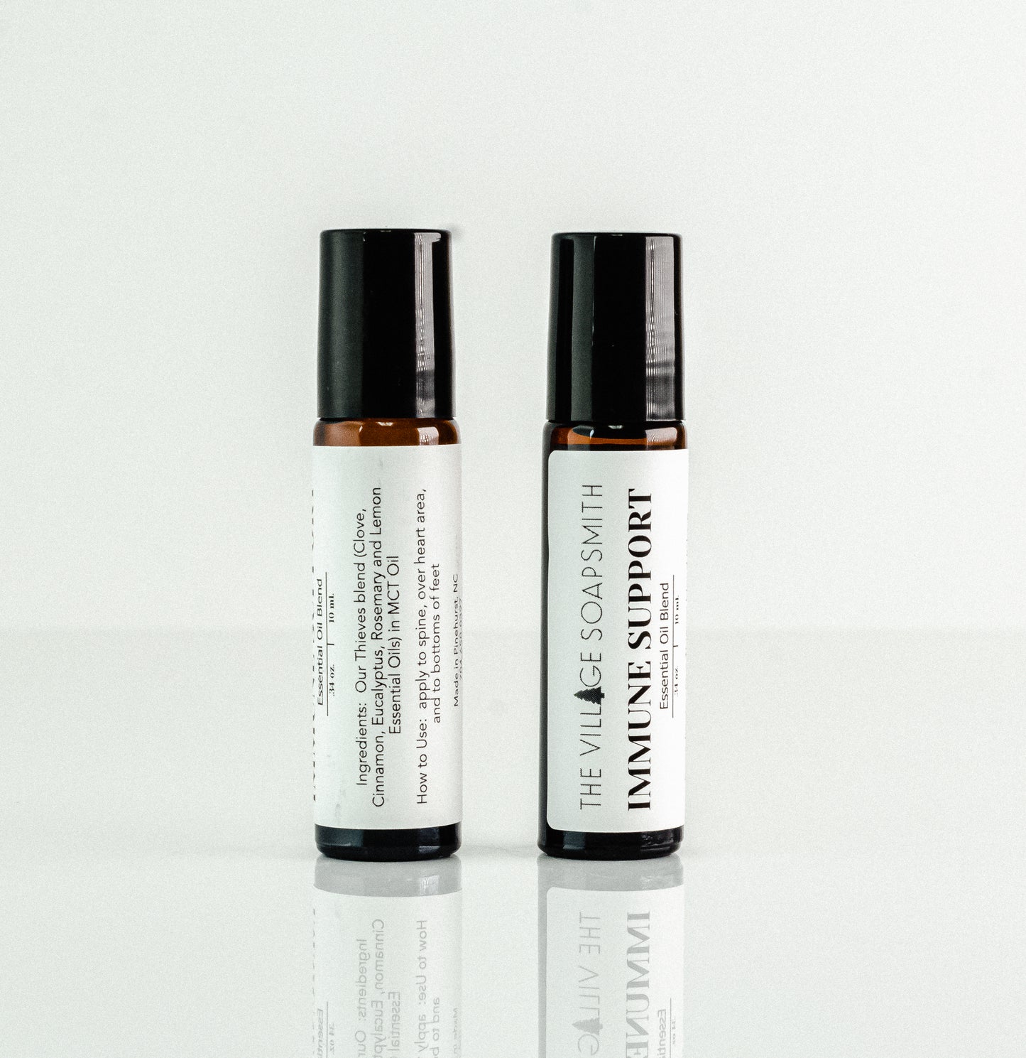 Aromatheraphy essential oil blend roller bottles