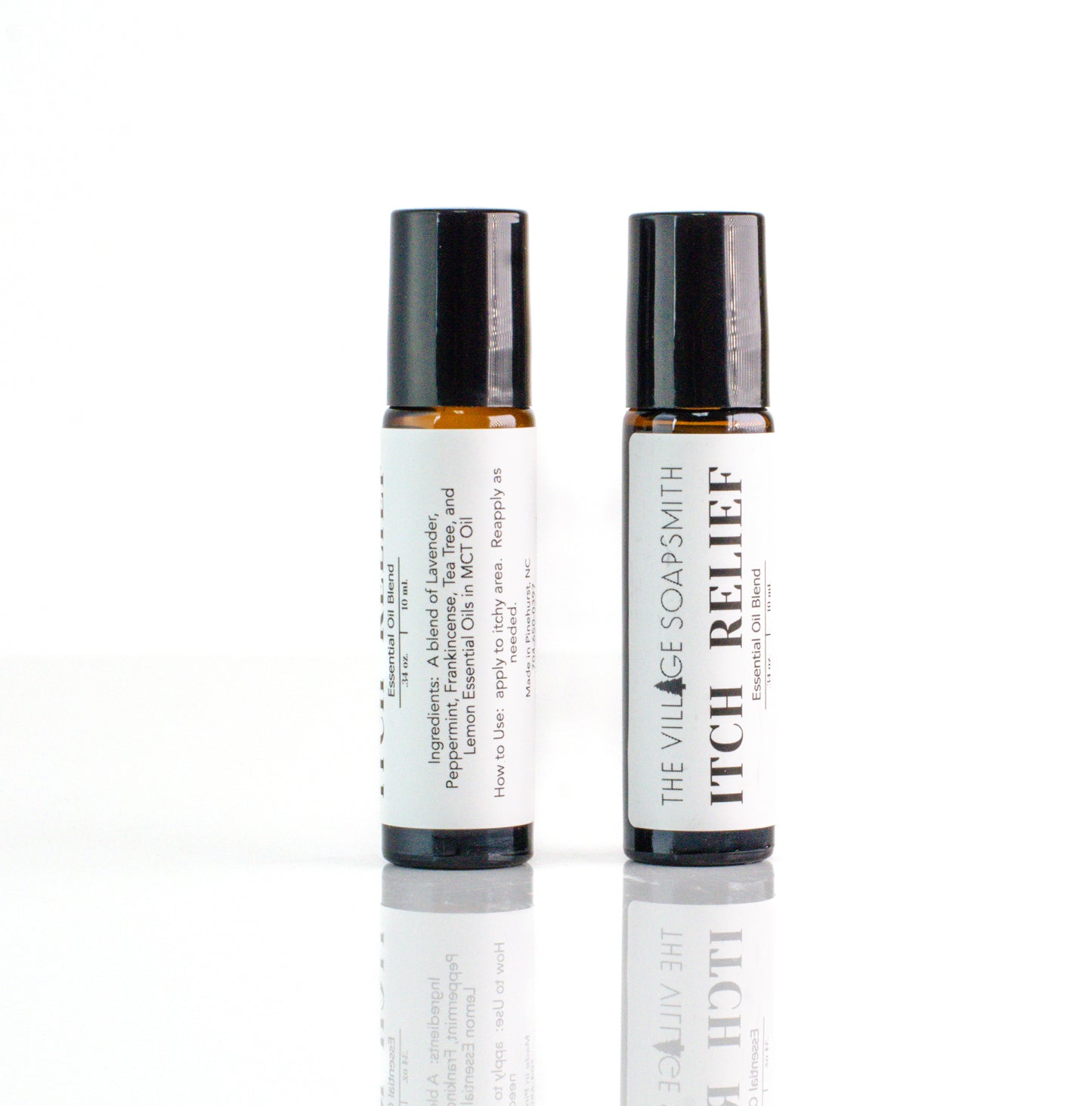 Aromatheraphy essential oil blend roller bottles